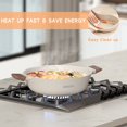 thumbnail image 3 of Olla Shabu Shabu DEZIN de doble sabor de 5 litros con divisor antiadherente, 3 of 7