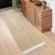 thumbnail image 2 of Alfombra bohemia para pasillo de cocina, lavable para recámara, alfombra de algodón tela con borlas, alfombra de baño de granja que no se desprende para lavadero, 2 of 4