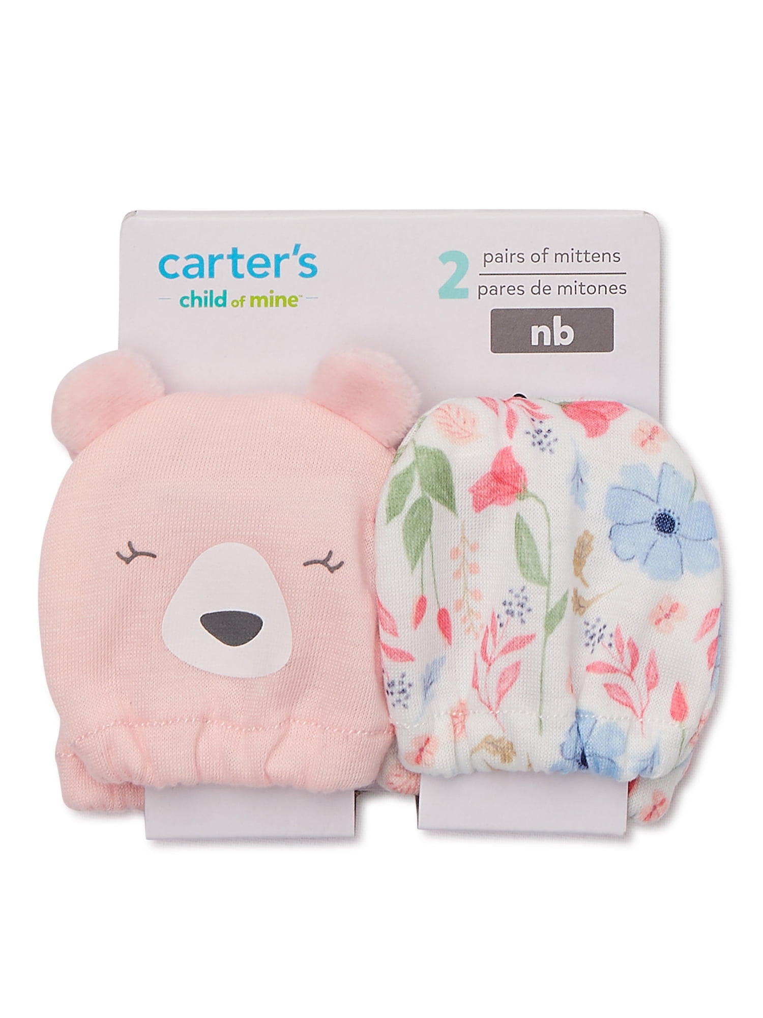 【メーカー再生品】 Cotton Girl Infant Baby Hudson Scratch Enchanted Mittens, ベビー