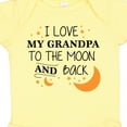 thumbnail image 4 of Inktastic I Love My Grandpa to the Moon and Back Boys or Girls Baby Bodysuit, 4 of 5