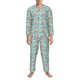 thumbnail image 3 of Fotbe Cute Corgi Head Pijama de Hombre con Estampado de Manga Larga, Conjunto de 2 Piezas, Ropa de Dormir Suave y Cómoda con Bolsillos-Small, 3 of 7