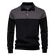 thumbnail image 2 of pstuiky Camisas casuales de manga larga para hombre, Blusa/camiseta informal de manga larga con cuello vuelto de color liso para hombre top de hombre xl, 2 of 9