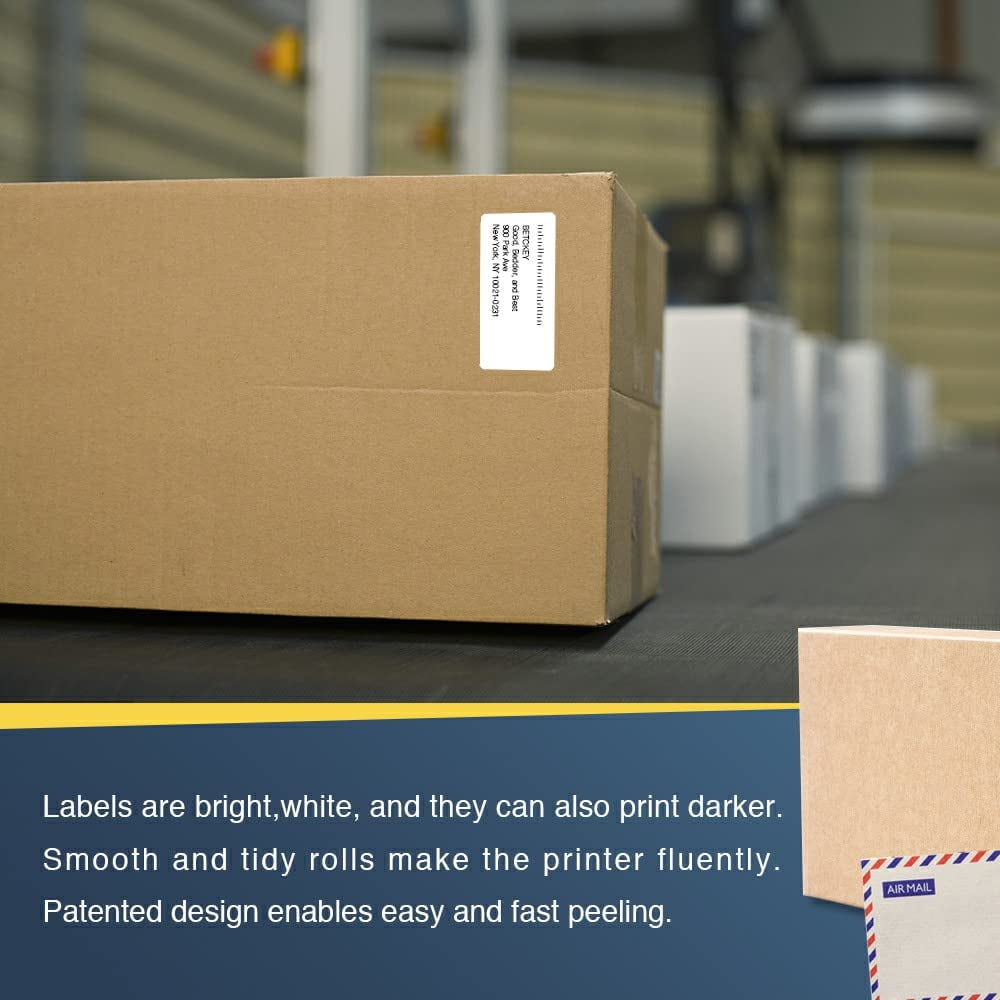 Compatible Address/Barcode Labels Replacement for Brother DK-1209 (2-3/7" x 1-1/7"), Use with Brother QL Label Printers [20 Rolls/16000 Labels]