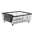 thumbnail image 2 of Kitchen Details Flat Wire 5.5" H x 13.9" L Dish Rack in Bronze, 2 of 3