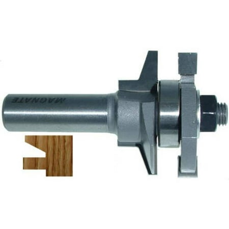 

Magnate 9004R Stile / Rail Router Bit — 3/4 to 7/8 Material — Bevel Profile; Rail Cut; 1/2 Shank Diameter; 15/16 Cutting Height; 1-1/2 Shank Length; 1-5/8 Overall Diameter