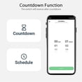 thumbnail image 2 of Matter Wifi 16A Power Plug Meter Remote Control EU Outlet Works with Tuya Alexa Home Smartlife EU Plug, 2 of 5