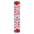 thumbnail image 6 of Valentine's Day Table Runner - Non-Slip & Pill-Resistant Printed Table Mat, Perfect for Romantic Candlelit Dinners, Weddings, Anniversaries, and Gatherings to Elevate Festive Table Decor, 71*13in, B, 6 of 6