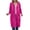 Hot Pink, variant on Mnuaqn Long Hoodies for Women Full Zip Up Pullover Tunic Sweatshirts with Pockets Trendy Fall Winter Clothes Y2K (Hot Pink, 5XL)