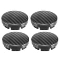 thumbnail image 1 of Unique Bargains 4pcs 53mm 56mm Wheel Center Hub Caps Hubcaps Covers Universal Rims Hub Cap Parts for Car Black, 1 of 6