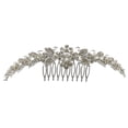 thumbnail image 3 of Elegante accesorio para el cabello de graduación de cristal nupcial para mujeres con Soledad Peine de tiara nupcial, 3 of 8