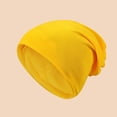 thumbnail image 3 of Clearance! Fdelink Beanie Hat Winter Hats Spring Cotton Slouchy for Men Women Cotton Warm Winter Hats for Ski Yellow, 3 of 3