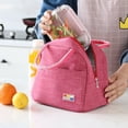 thumbnail image 2 of Bento Pouch Dinner Container Thermal Insulated Lunch Handbag, 2 of 20