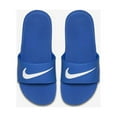 thumbnail image 4 of Nike Youths Kawa Slide Blue White Synthetic Sandals 38.5 EU, 4 of 5
