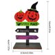 thumbnail image 2 of ¡Liquidación! Adorno de escritorio Aijlhda, calabaza de Halloween de madera, decoración de ambiente festivo, decoraciones de tarjetas de mesa, decoraciones creativas de Halloween., 2 of 6