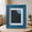 Blue, variant on Zeiwohndc Flexible 4x6 undulating Form frame accommodates Any Indoor Concept