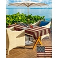 thumbnail image 5 of Hokiten Outdoor Tablecloths with Umbrella Hole & Zipper, Retro American Flag 54x80 Inch Tablecloth Rectangle, Vintage Shabby US Flag Waterproof Table Cloth, Patio/Pool/Picnic Table Covers, 5 of 7