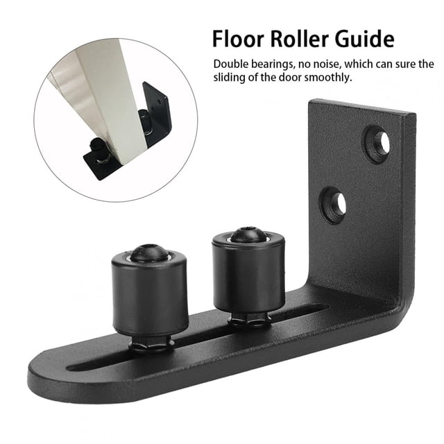 Guía de Rodillos de Piso, Guía de la Puerta, Hardware de Puerta de Alta Dureza de Tamaño Ajustable Para Puertas Correderas para Puertas de Granero
