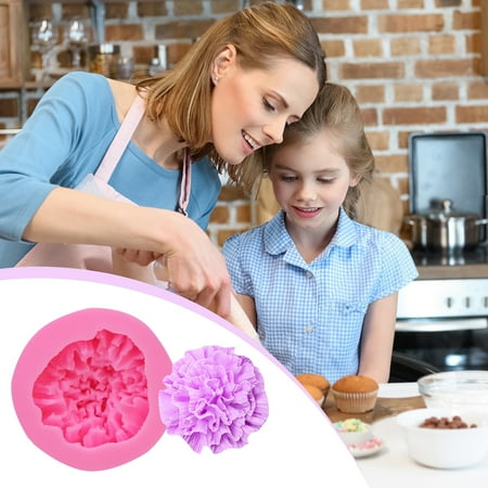 

Hotwon Carnation Silica Gel Cake Ice Cubes Gelatine Baking Candy Molds Food grade