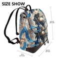thumbnail image 2 of Fotbe Exotic Blue Cat Mochila Bolso con Estampado para Mujer, Mochila Antirrobo de Nylon Impermeable, Bolsa Ligera de Hombro, 2 of 4