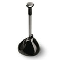 thumbnail image 5 of simplehuman Toilet Plunger and Caddy, Stainless Steel, Black, 5 of 6