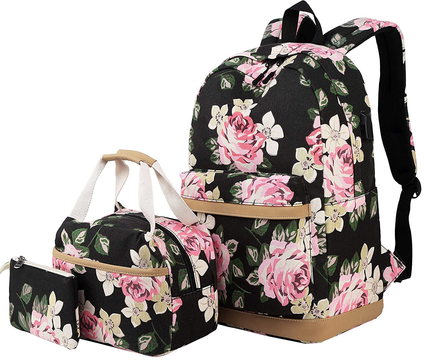 flower backpacks for school