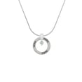thumbnail image 2 of Delight Jewelry Silvertone Mini March - Hot Blue Crystal Heart Hero Ring Charm Necklace, 18", 2 of 4
