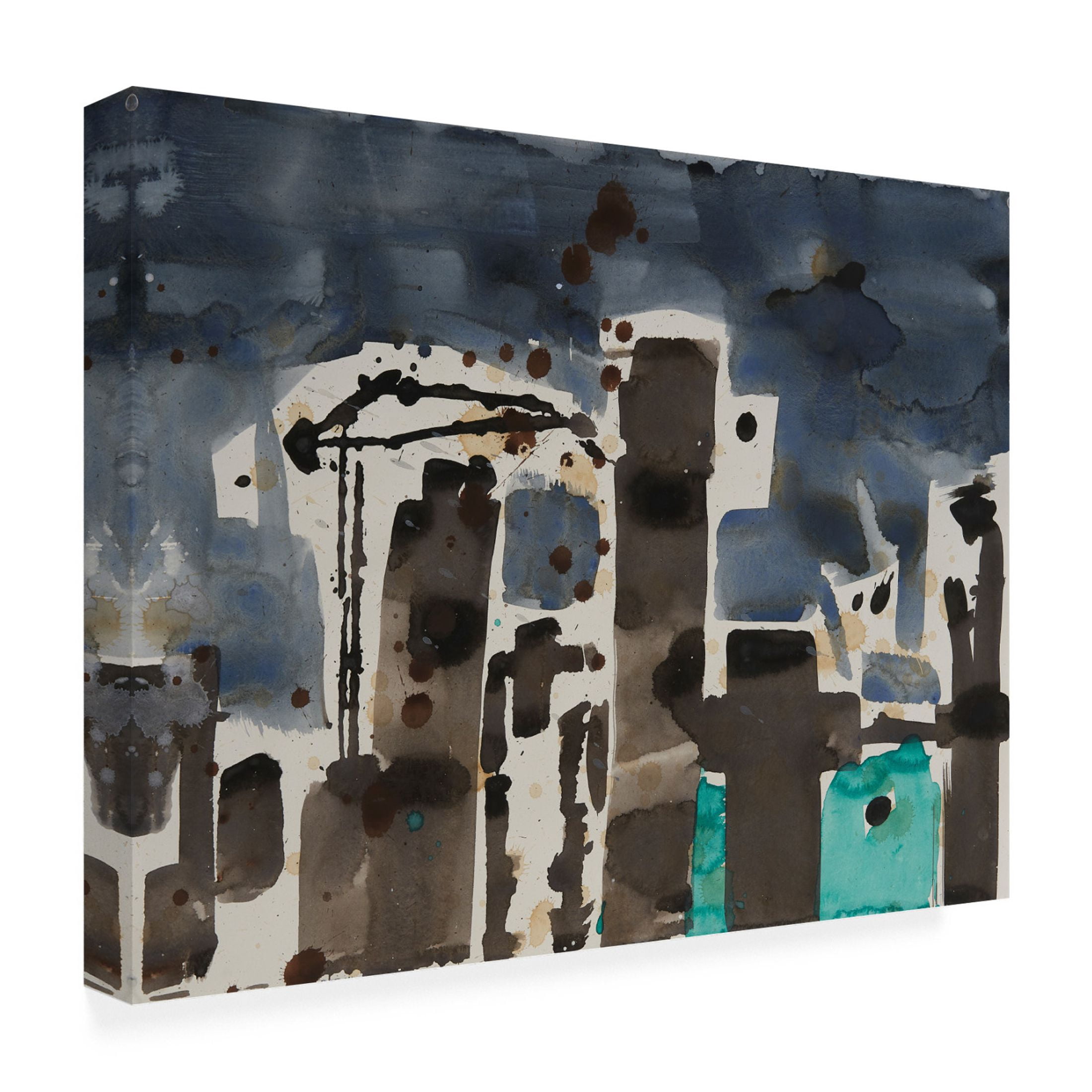 Canvas Wall Art - Erin McGee Ferrell 'Bahrain III' Wall Art for Living Room, Bedroom, or Office Décor by Trademark Fine Art - 47 x 35 Inches
