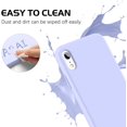 thumbnail image 3 of iPhone XR Case, iPhone 10 XR Case DOMAVER Slim Lightweight Smooth Liquid Silicone Soft Gel Rubber Microfiber Lining, 3 of 5