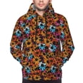 thumbnail image 2 of Bingfone Daisies Flowers Men's Drawstring Hoodie Long Sleeve Pocket Sweatshirts-Large, 2 of 6