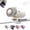White, variant on 2026 Car Clip On Air Conditioner Fan with 16°C Semiconductor Cooling Chips, 199 Speeds Adjustable & LED Display 360° Rotation, Portable Personal Cooler for Office,Umbrella,Bike,Beach