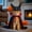 B, variant on BotaniNest Halloween Decorations Halloween Pet Costume Cat Witch Hat With Adjustable Horns Animal Dress Up Accessory For Indoor Outdoor Cosplay Party Festival