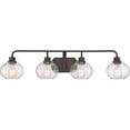thumbnail image 2 of Quoizel Trilogy 4 Light Vanity Light in Old Bronze, 2 of 4