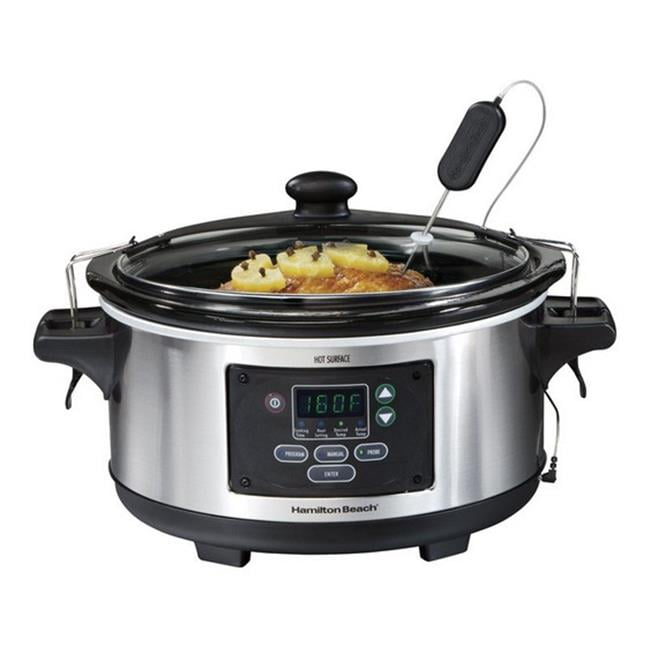 Hamilton Beach 33969 6 qt. Meat Probe Slow Cooker