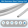 thumbnail image 4 of 1/64" Wall Thickness 1/8" OD x 16.4 ft 304 Stainless Steel Tube, 4 of 6