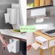 thumbnail image 5 of Soporte magnético para toallas de papel para secadora de ropa, caja de pared para toallas de papel, organizador de cocina y almacenamiento (blanco), 5 of 8
