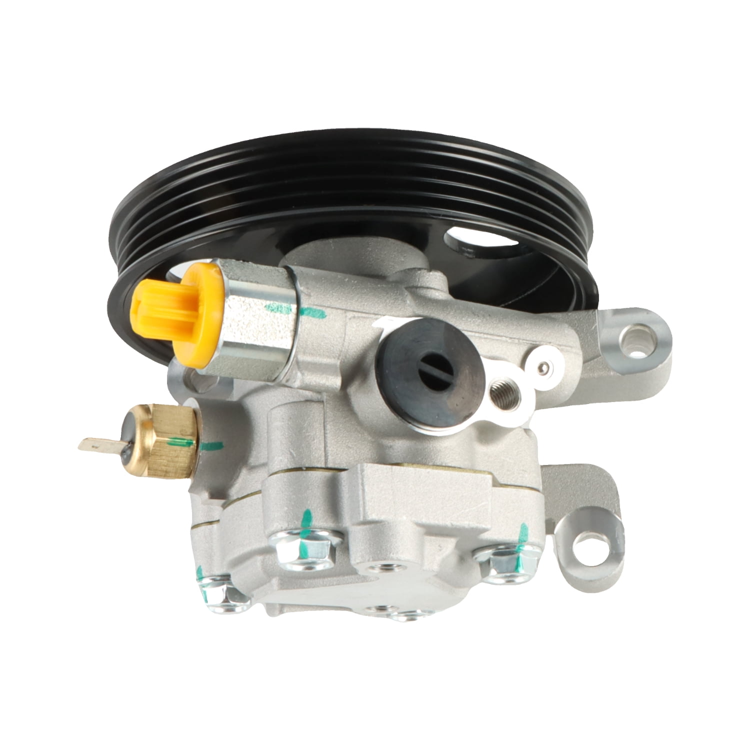 PANGOLIN Power Steering Pump with Pulley 20-1401 Compatible with 2007-2012 Edge Fusion, 2007-2012 Lincoln MKZ MKX Power Assist Steering Pump Replacement Part OE 7H6Z3A696A, 7T4Z3A696A