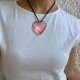 thumbnail image 5 of Stylish Heart Pendant Necklace Teen Girls Choker Fashionable Neck Chains Gift--Black-Product code 48674 Black, 5 of 5