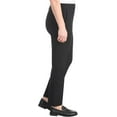 thumbnail image 4 of Hilary Radley Women's Mid Rise Pull on Pants Slim Leg Tummy Control, Black, Size L, 4 of 5