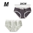 thumbnail image 2 of Calzoncillos de panal de algodón transpirables con lazo en la cintura de ropa interior para niñas de Jacquard, 2 of 5