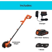 BLACK+DECKER Cordless 20V MAX* Edger, (BCED400C1)