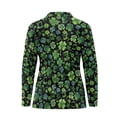 thumbnail image 3 of Uorisanigo St. Patrick's Leaf Women's Golf Top Quick Dry Soft Athletic Polo Workout Tops Fashion Quarter Zip Pullover for Tennis Hiking & Outdoor Sports Size XS, 3 of 7
