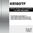 thumbnail image 2 of KUCHT 18 in. Counter Depth Built-In Freezer in Custom Panel Ready, 2 of 16