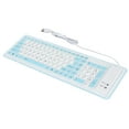 thumbnail image 4 of Waterproof Foldable Silicone Keyboard, USB Wired 103 Keys Rollup Keyboard with Plug and Play, for PC Laptop, 4 of 7