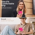 thumbnail image 2 of XUCP-Compatible with iPhone 11 Case, Upgraded Liquid Silicone with [Flat Edges] [Camera Protection] [Soft Anti-Scratch Microfiber Lining] Phone Case for iPhone 11 6.1 inch - Hot Pink, 2 of 4