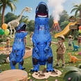 thumbnail image 2 of Inflatable Dinosaur Costume Adult, Fancy Halloween Blow up T-Rex Costume Full Body Dino Costume for Cosplay Party, 2 of 6