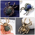 thumbnail image 4 of EeaseCA 1Pc Retro Style Brooch Spider Shaped Brooch Trendy Rhinestone Brooch Pin, 4 of 5