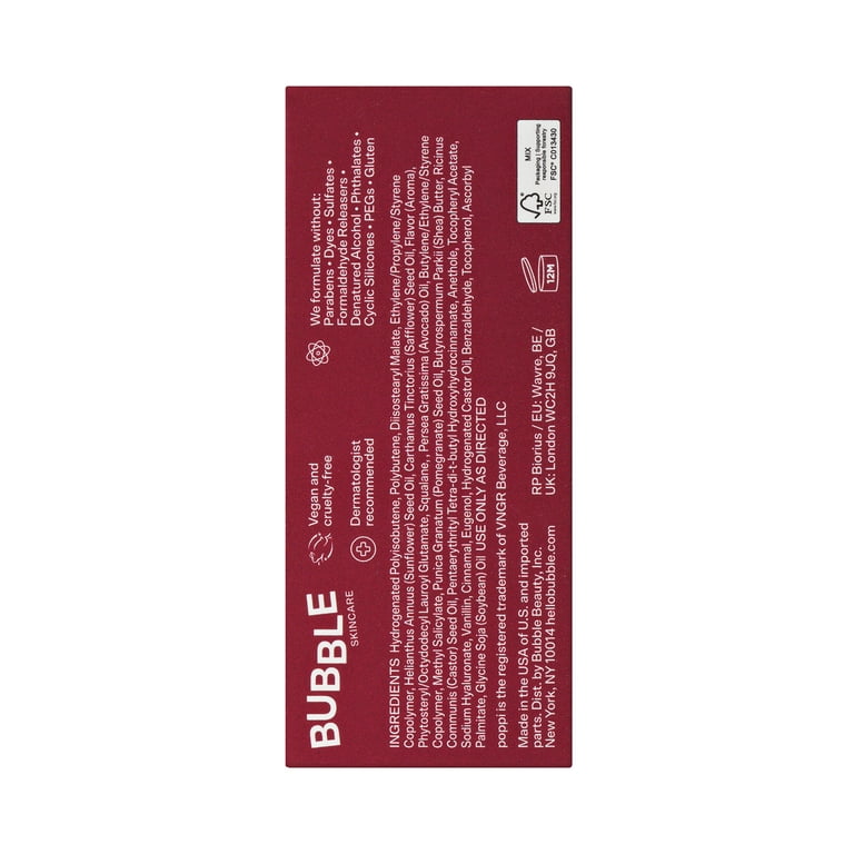 BUBBLE x poppi Talk Back Root Beer Lip Serum 4.5ML - Walmart.com