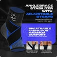thumbnail image 2 of Special Essentials 1 Pair Ankle Brace with Ankle Strap for Men & Women: Plantar Fasciitis Relief, Ankle Support, Neuropathy Pain Relief, Achilles Tendonitis, Ankle/Foot Compression Sleeve Wrap, 2 of 7