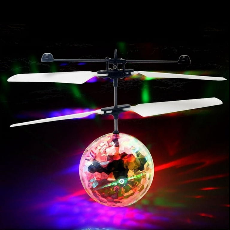 Coloré Mini Shinning Led Drone Light Crystal Ball Induction