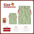 thumbnail image 3 of Pofeuu Cute Crocodile Print Burlap Bags with Drawstrings Drawstring Gift Bags Pouch Bag for Thankgiving Birthday Party Gift Wrapping Treats and Party Favors-Small, 3 of 9